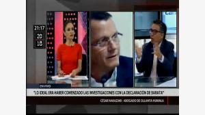 CASO HUMALA: TESTIMONIO DE BARATA TIENE QUE SER COMPROBADO