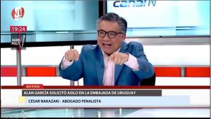 Entrevista en Canal N: Caso Alan García solicita asilo en la embajada de Uruguay