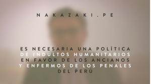 ES NECESARIA UNA POLÍTICA DE INDULTOS HUMANITARIOS EN FAVOR DE LOS ANCIANOS Y ENFERMOS DE LOS PENALES DEL PERÚ