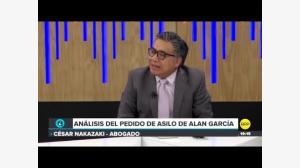 César Nakazaki y Rosa María Palacios analizaron el pedido de asilo de Alan García en ¿Quién tiene la Razón?